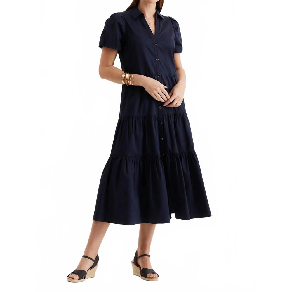 NEW TYLER BOE olivia maxi dress in navy